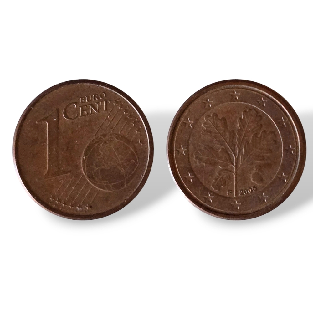 GERMANY 1 Euro Cent Coin From 2005 KM# 207